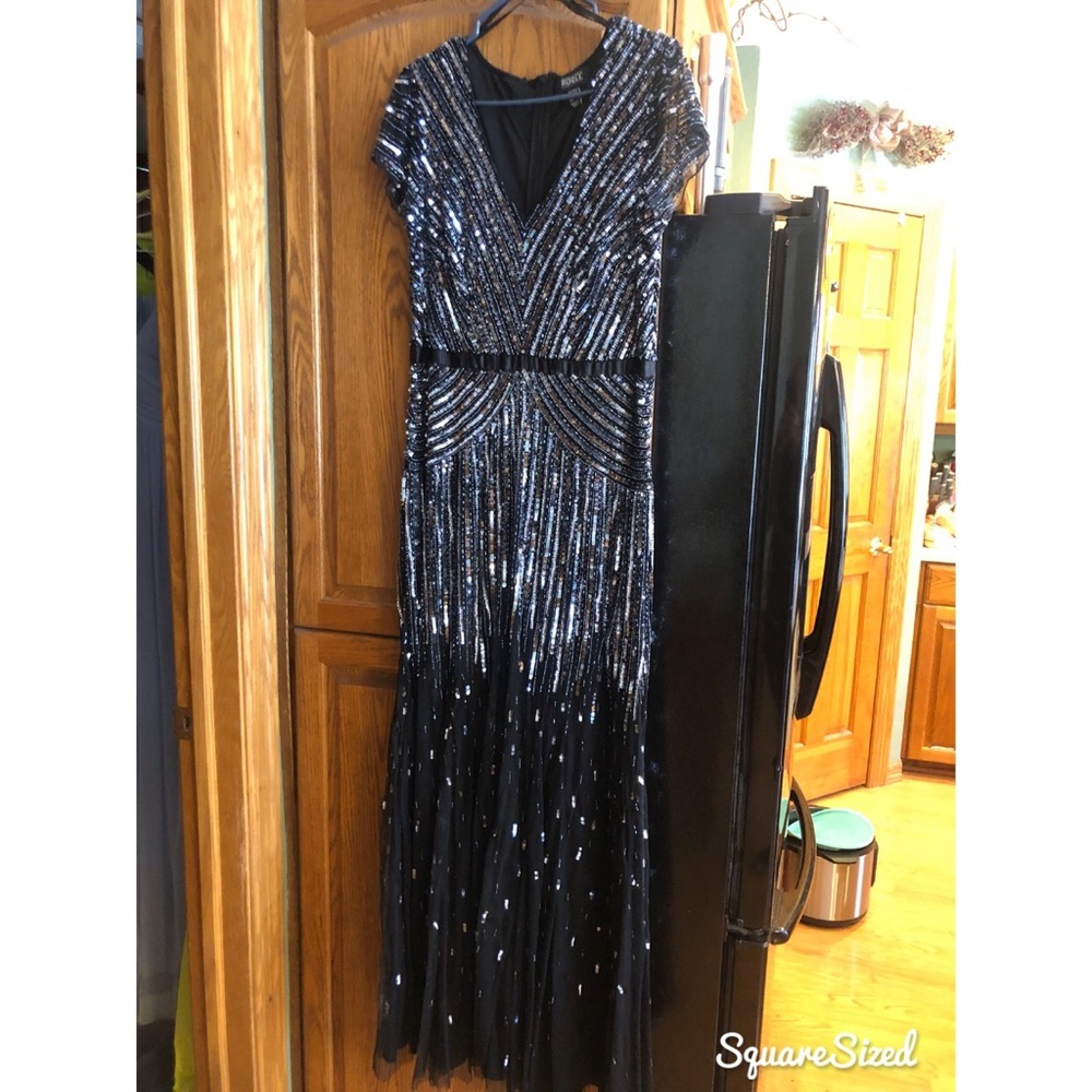 Beaded prom gown